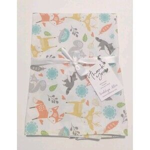 Handmade Woodland Forest Animals Kitchen Tea Towel Cotton Gift 17" x 21"